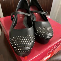 Brand New Black Wedge Heels 
