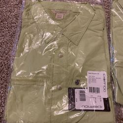 Mens XXL Long Sleeve Reef Runner Button Shirt
