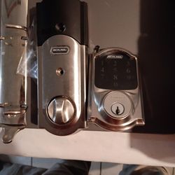 Home Keyand Coded Front Door Lock