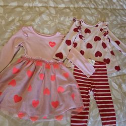 Girl's toddlers otfits, size 2T,$5 each/Conjuntos para niñas pequeñas, talla 2T, $5 c/u