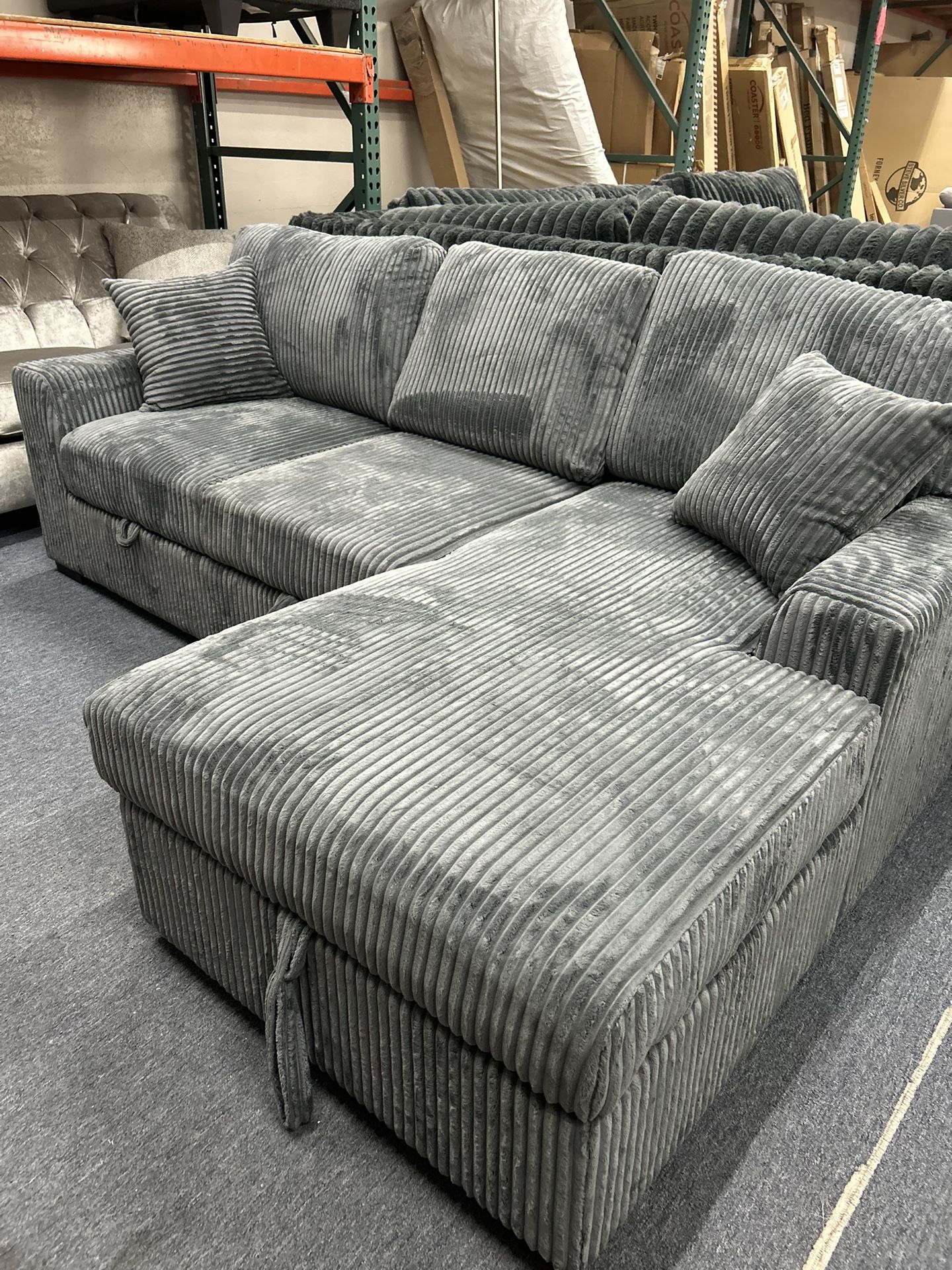Corduroy Chaise Sofa!!!!!