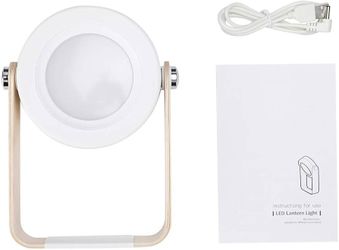 Multi Functional Portable Desktop Light with 3 Degrees Adjustable Brightness, Touch Control Table and Bed Lamp with Adjustable Angle