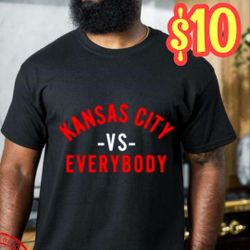 Kansas City Vs. Everybody T-Shirt $10 (Red or Black)