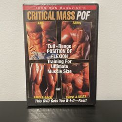 Iron Man Magazine Critical Mass POF DVD NEW SEALED Bodybuilding Muscle RARE 2006