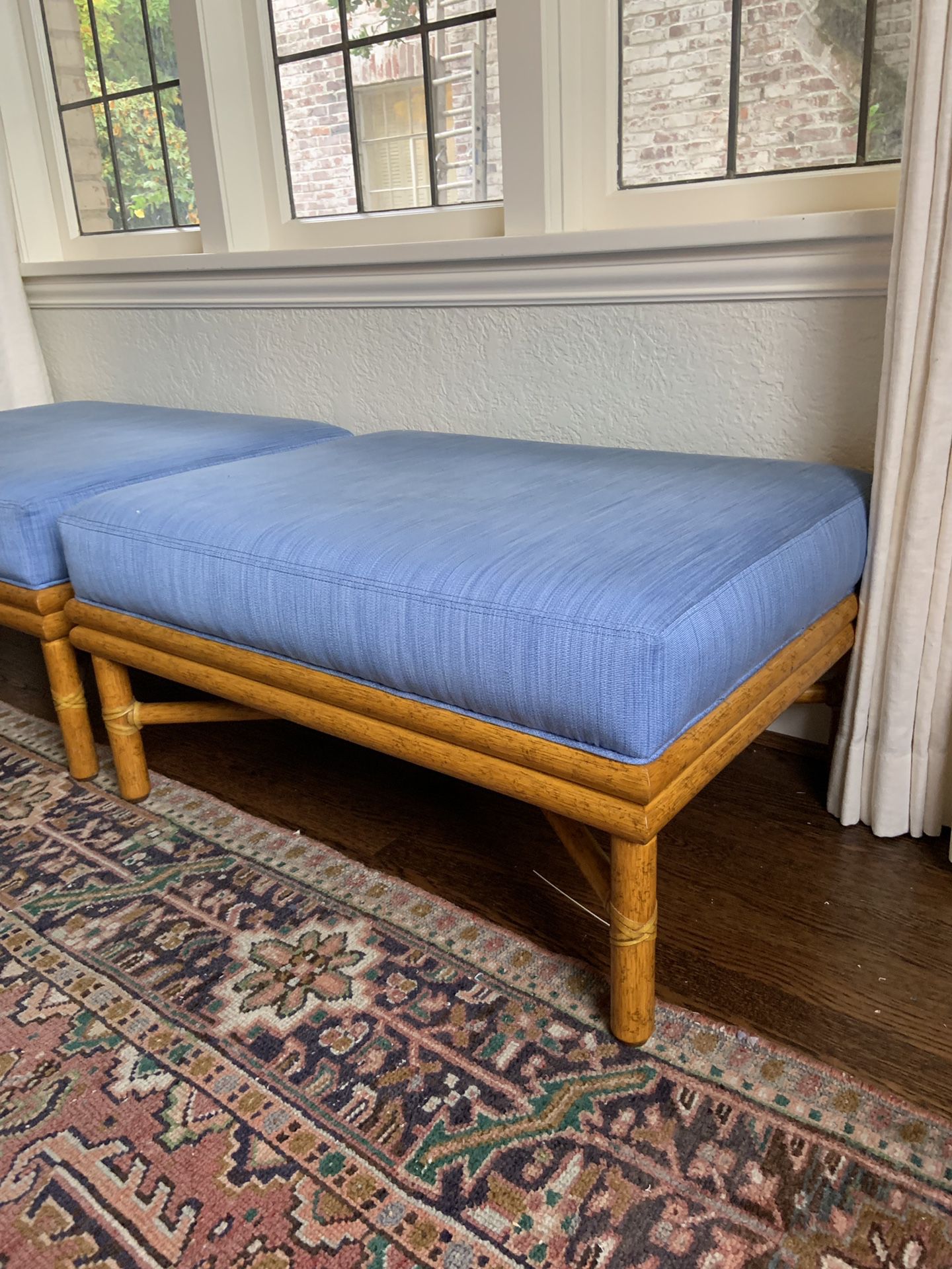 Mcguire ottomans bench like new