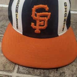 Vintage San Francisco Giants Lucky Stripes AJD Trucker Snapback Hat