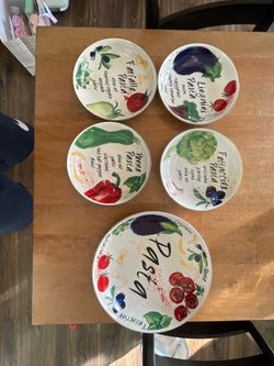 Brand new pasta plates