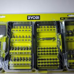 Ryobi 120pc Drill And Impact Rated Drive Kit 
