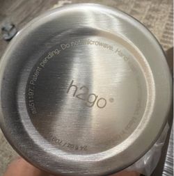 h2go Stainless Steel Water Bottle 24 oz