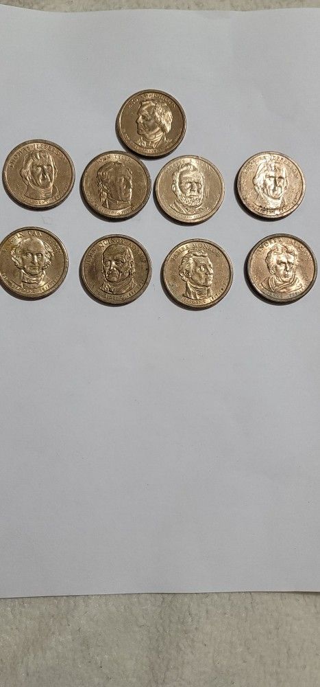 Gold president dollars