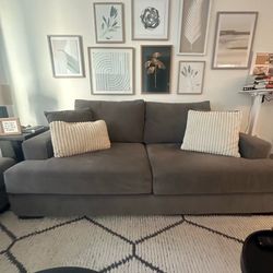 Living Spaces Lodge Sofa & Loveseat Set