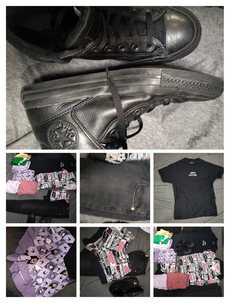 Bag Of Clothes And Shoes