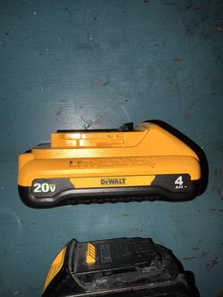 Dewalt 20v 4ah battery