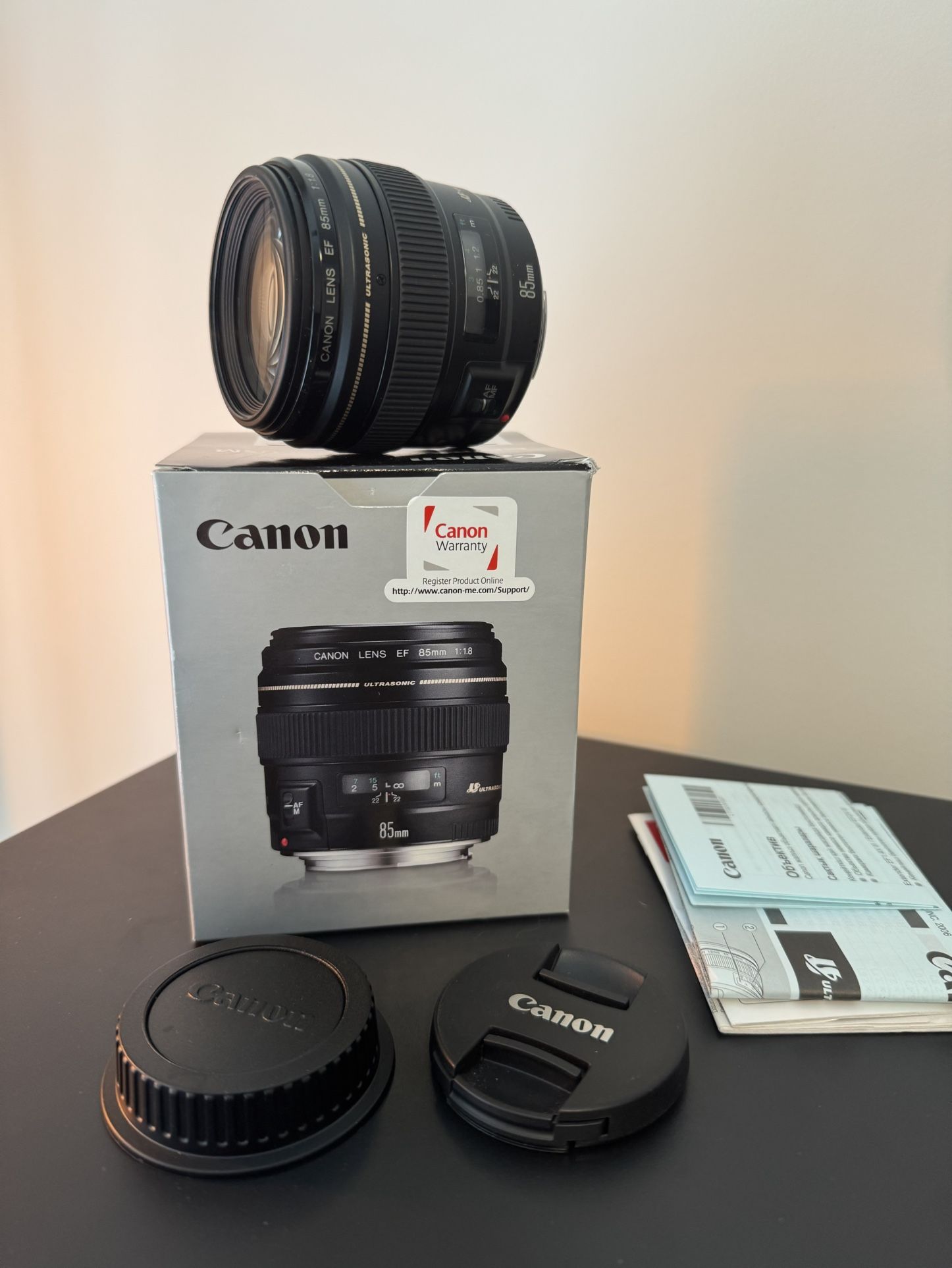 Canon 85mm 1.8 USM Lens