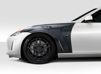Blemished 2009-2020 Nissan 370Z Z34 Carbon Creations RS-1 Front Fenders - 2 Piece