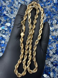 Rope chain 14k solid gold 80.3 grams!