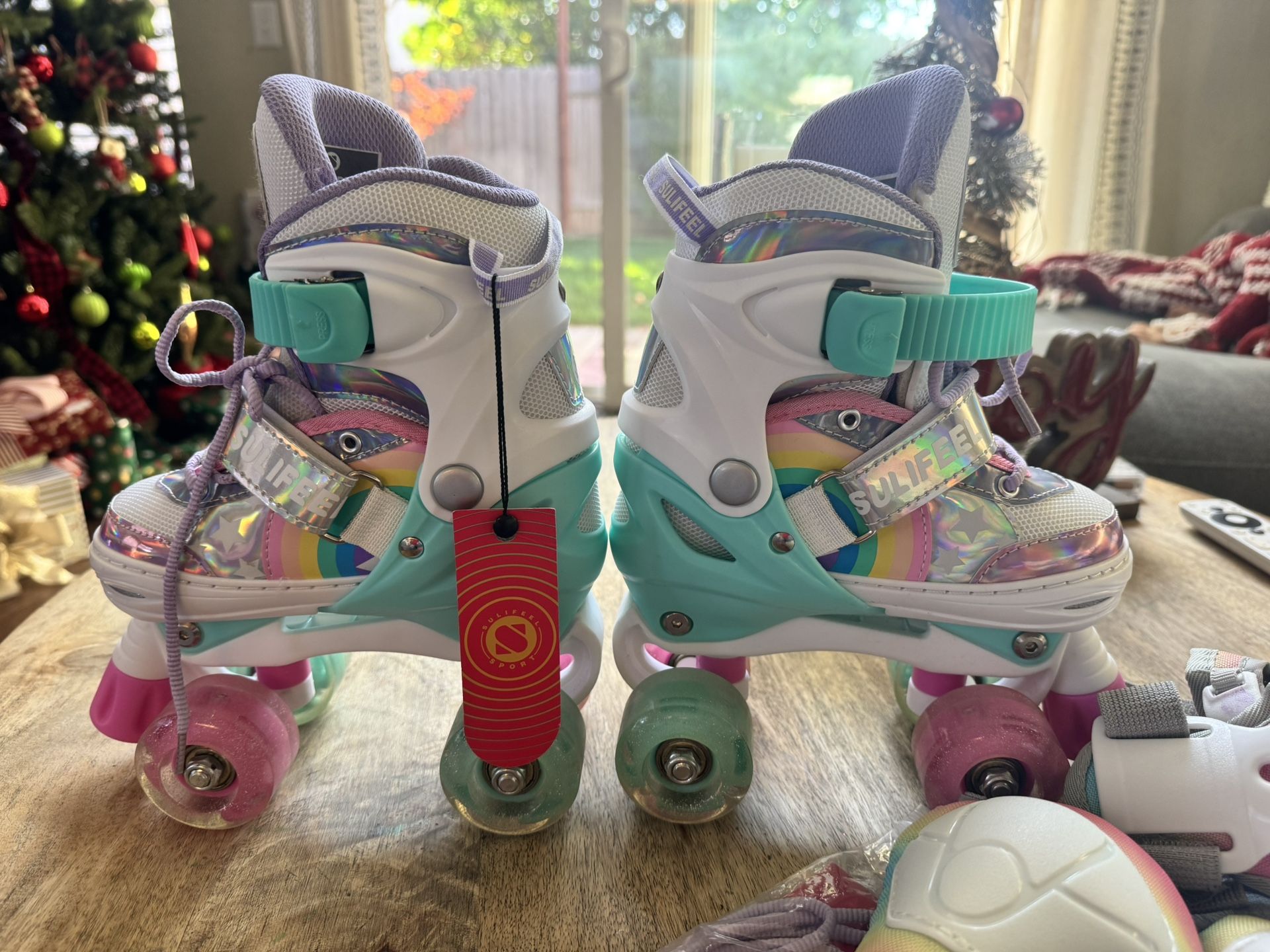 Little Kids Light Up Roller Skates Age 3-5