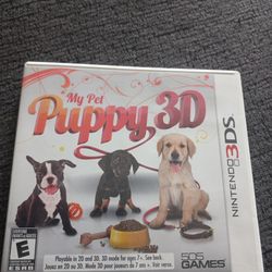 My Pet Puppy 3d For Nintendo 3ds