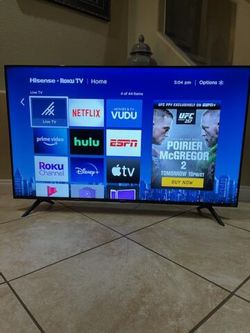 43" Smart Tv (Free Delivery)
