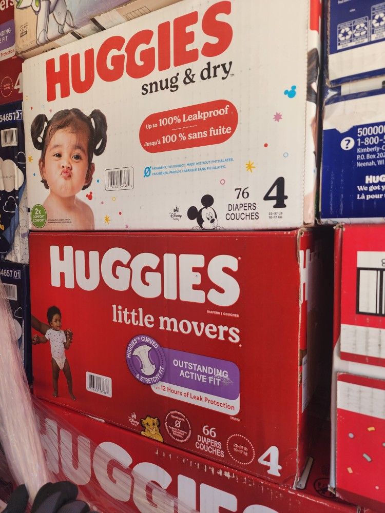 Huggies 4 , $20 Each Box