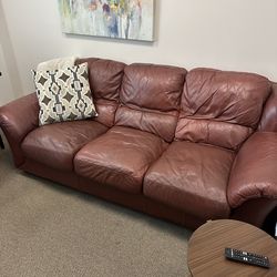 Leather couch