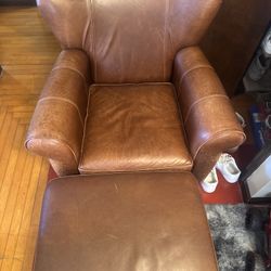 Armchair with Ottoman.