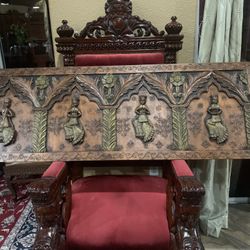Handcrafted Wooden Panels With  Ganesh And Elephant 