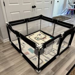 Baby Playpen with Anti-Slip Mat