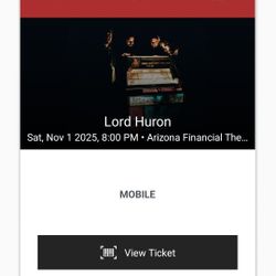 Lord Huron Ticket