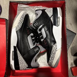 2017 Black Cement 3s Size 10.5 M
