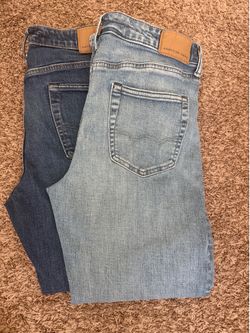 Men’s American Eagle Athletic Straight Jeans 32X30