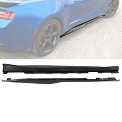 Fits 16-24 Chevrolet Camaro ZL1 Style Side Skirts Carbon Fiber Print new