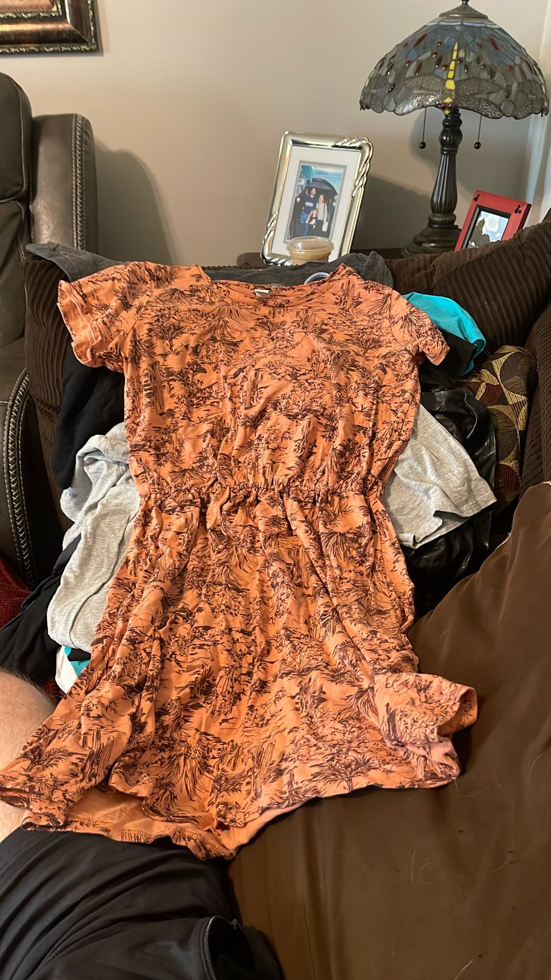 Desert Orange Dress