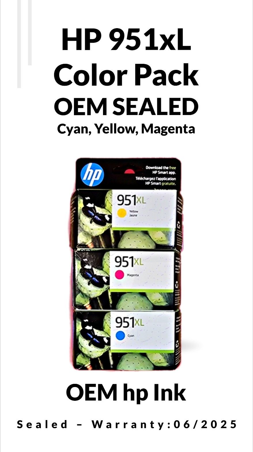 Hp 951XL 950XL Ink Cartridge OEM Sealed