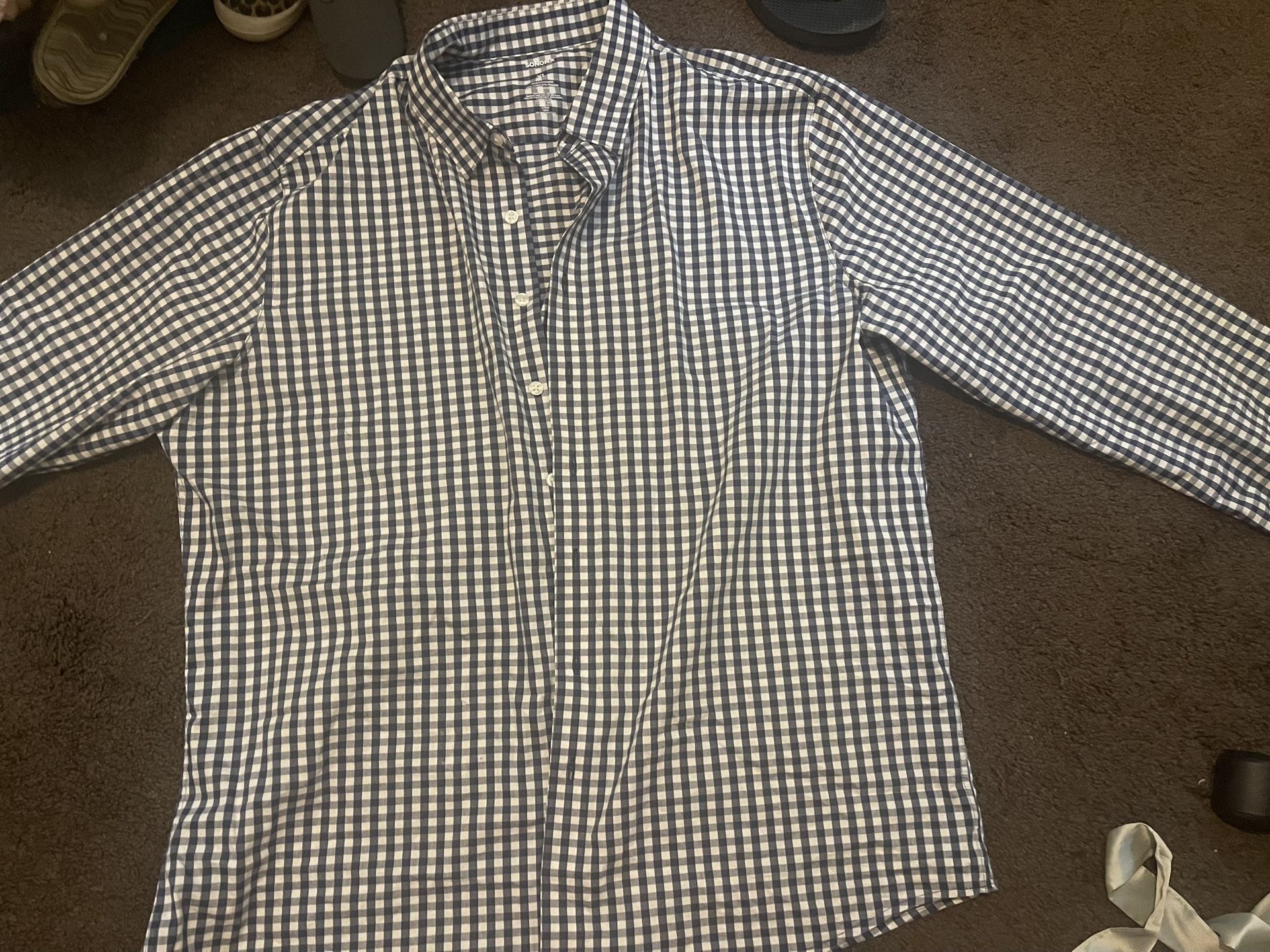 Mens Buttom Dressy Shirt