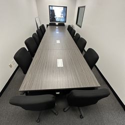 Square Desk Electrical Outlet Office Furniture 