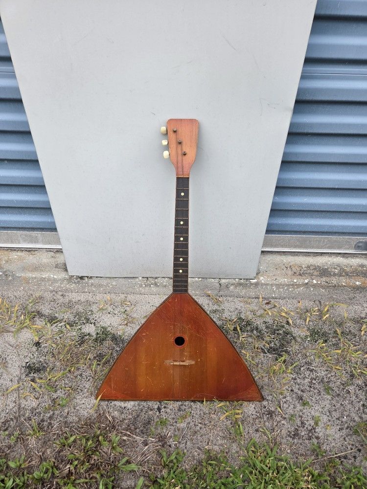 Needs Work! Antique USSR Balalaika
