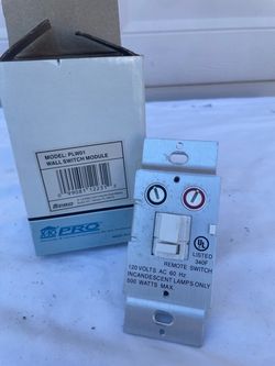 Wall switch module - pool lights