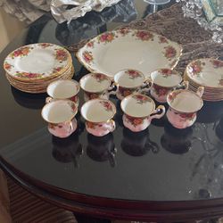  Vintage Royal Albert Bone China Tea Set