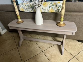 Trestle Base Console Table