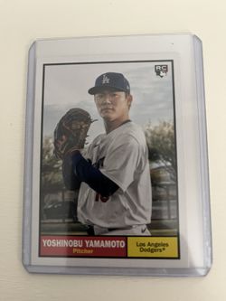 Yoshinobu Yamamoto Rookie RC #61 Dodgers