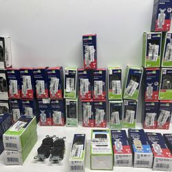 (42) Light Switches & Receptacle Lot All New. $75 Takes All. Must Pick Up