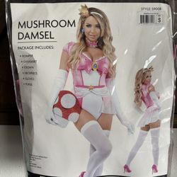 Starline Women's Mushroom Damsel Princess adult costume in size small. 
