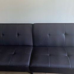 Black Futon Couch 