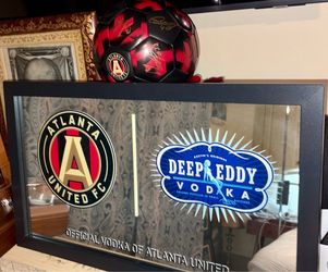 Atlanta United FC x Deep Eddy Vodka Mirror Sign