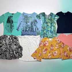 Bundle of women’s size XL blouses & tops, VTG, modern, contemporary
