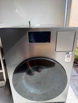Bespoke 5.3-cu ft Ventless All-In-One Washer Dryer Combo with Steam Cycle ( Dark Steel )