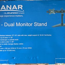 Dual Computer Monitor Stand