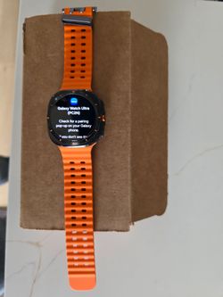 LIKE NEW. SAMSUNG Galaxy Watch Ultra 47mm LTE AI Smartwatch w/Energy Score, Wellness Tips, Heart Rate Tracking, Sleep Monitor, Fitness Tracker, GPS, 2