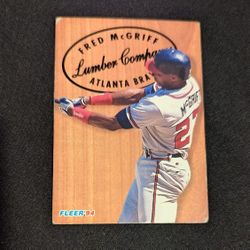 1994 Fleer  Fred McGriff #7 of 10  Lumber Co. 